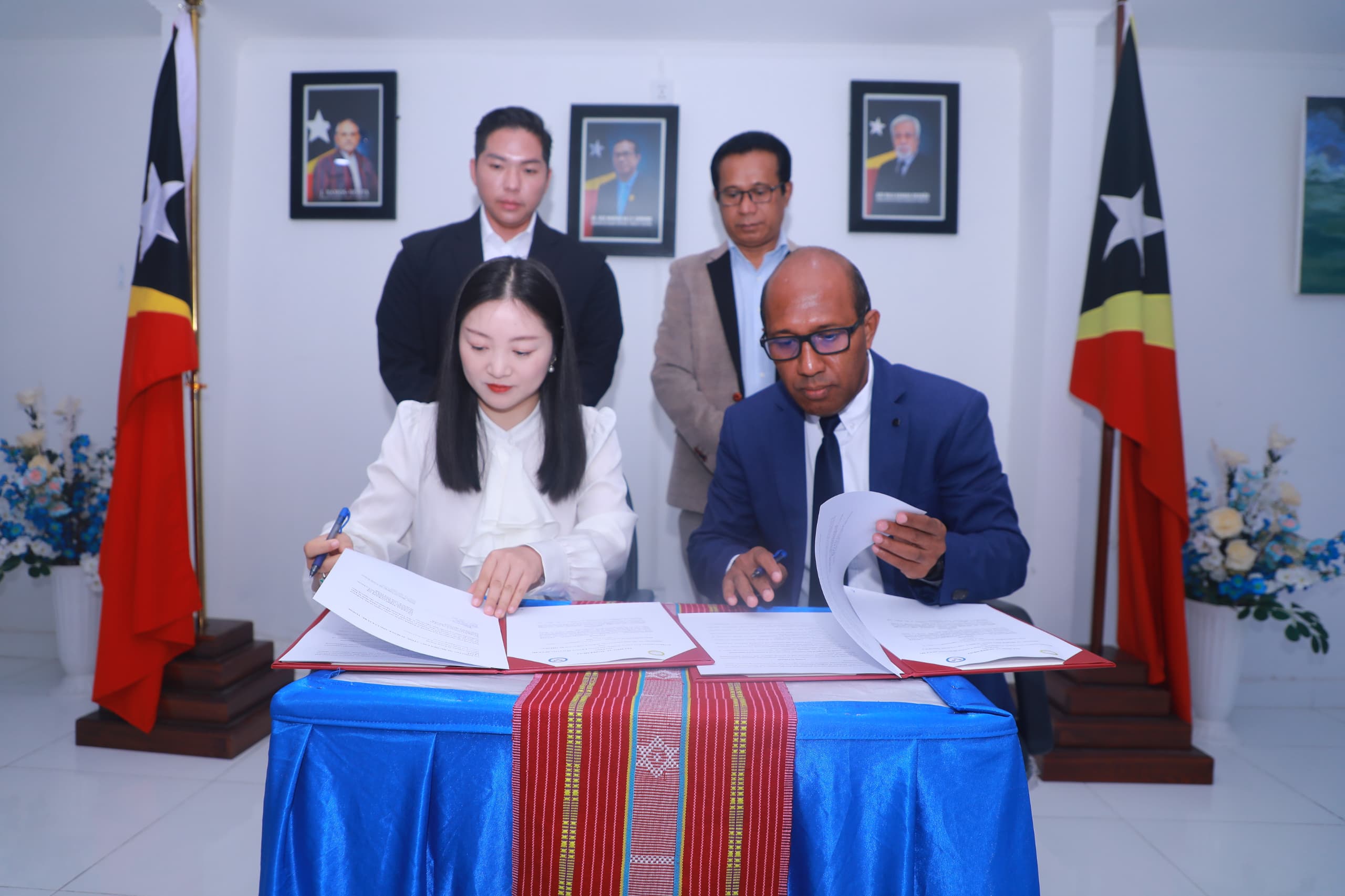 Signing Ceremony between Timor-Leste's Ministry of Higher Education, Science, and Culture and International Transnational Education Association (ITEA)